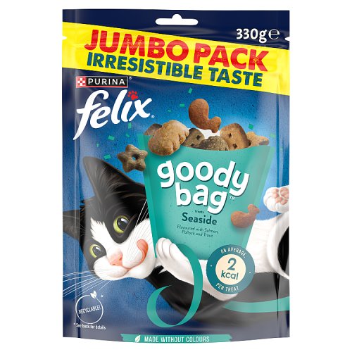 Felix Goody Bag Treats Seaside 330g pack shot