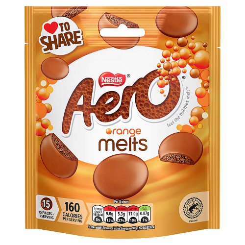 AERO MELTS ORANGE POUCH pack shot