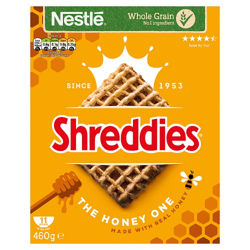 Nestle Honey Shreddies 460g pack shot