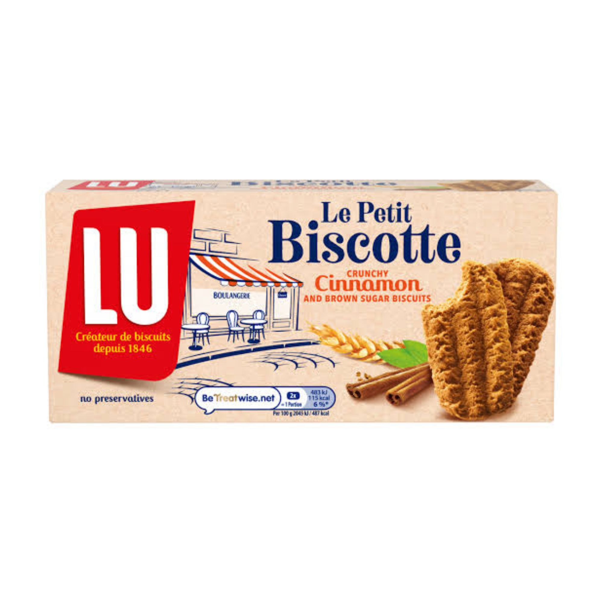 Lu Petit Biscotte Cinnamon 200g pack shot