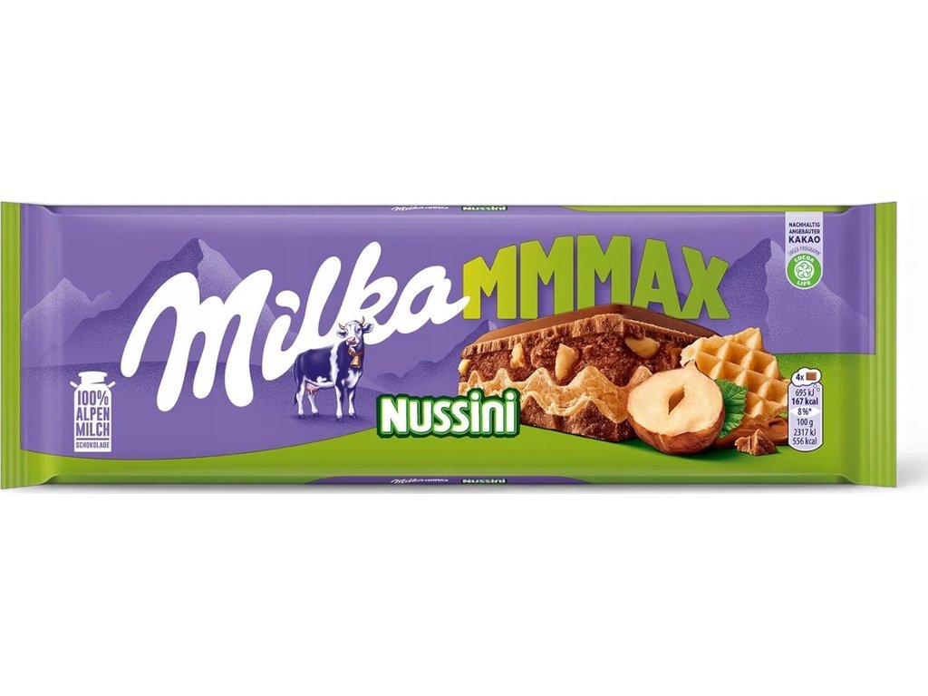 Milka MMMAX Nussini Wafer 270g pack shot
