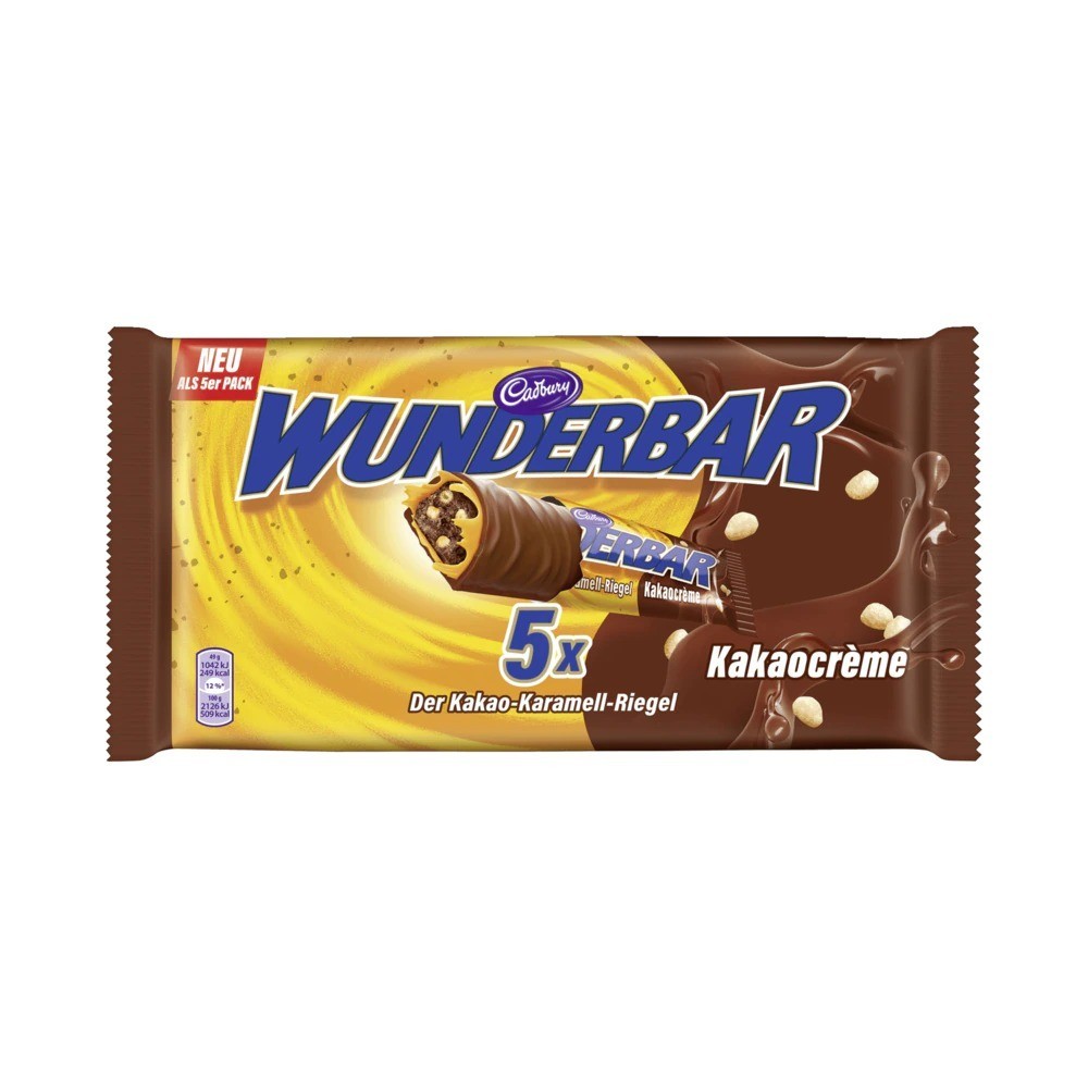 Cadbury Wunderbar Kakao 37g pack shot
