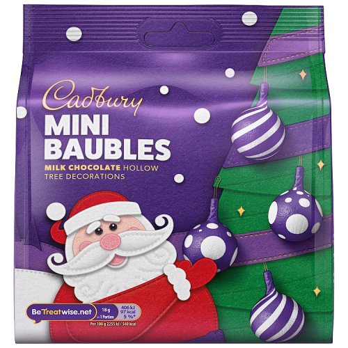 Cadbury Tree Decorations 72g pack shot