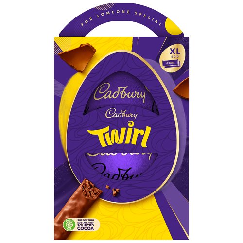 Cadbury Twirl Egg 218g pack shot