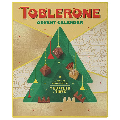 Toblerone Advent Calendar 204g pack shot