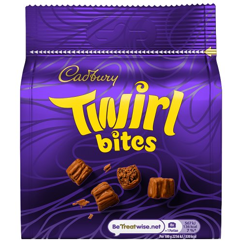 Cadbury Twirl Bites 85g pack shot