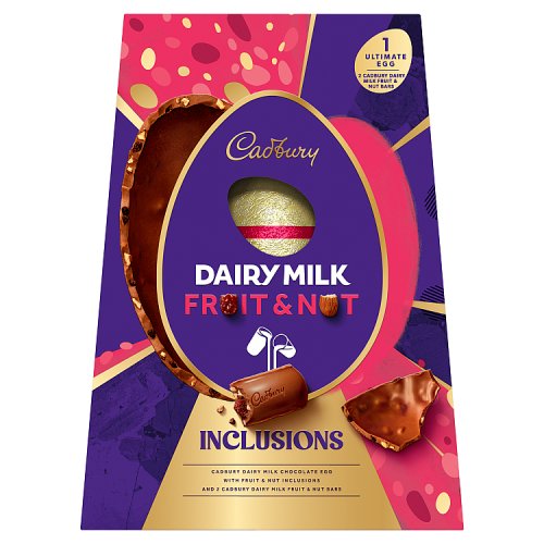 Cadbury Fruit & Nut Ultimate Egg 398g pack shot