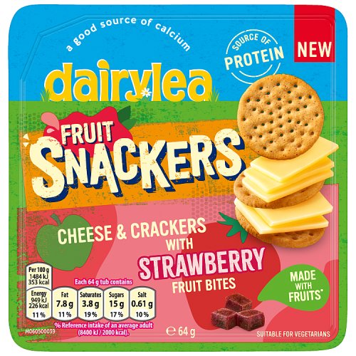 DAIRYLEA SNACKERS FRUIT pack shot