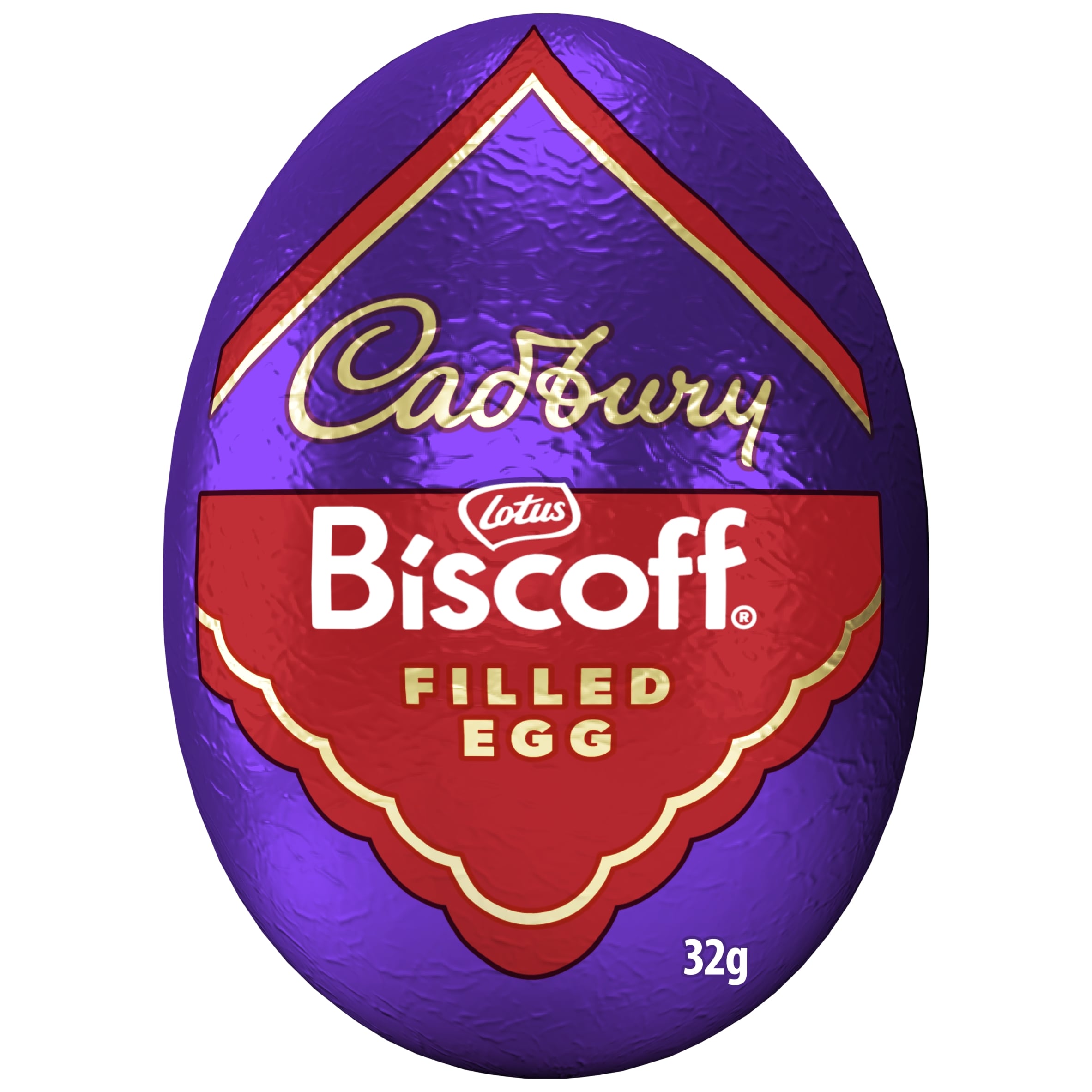 Cadbury Biscoff Egg Gravity Feed Unit 32g pack shot