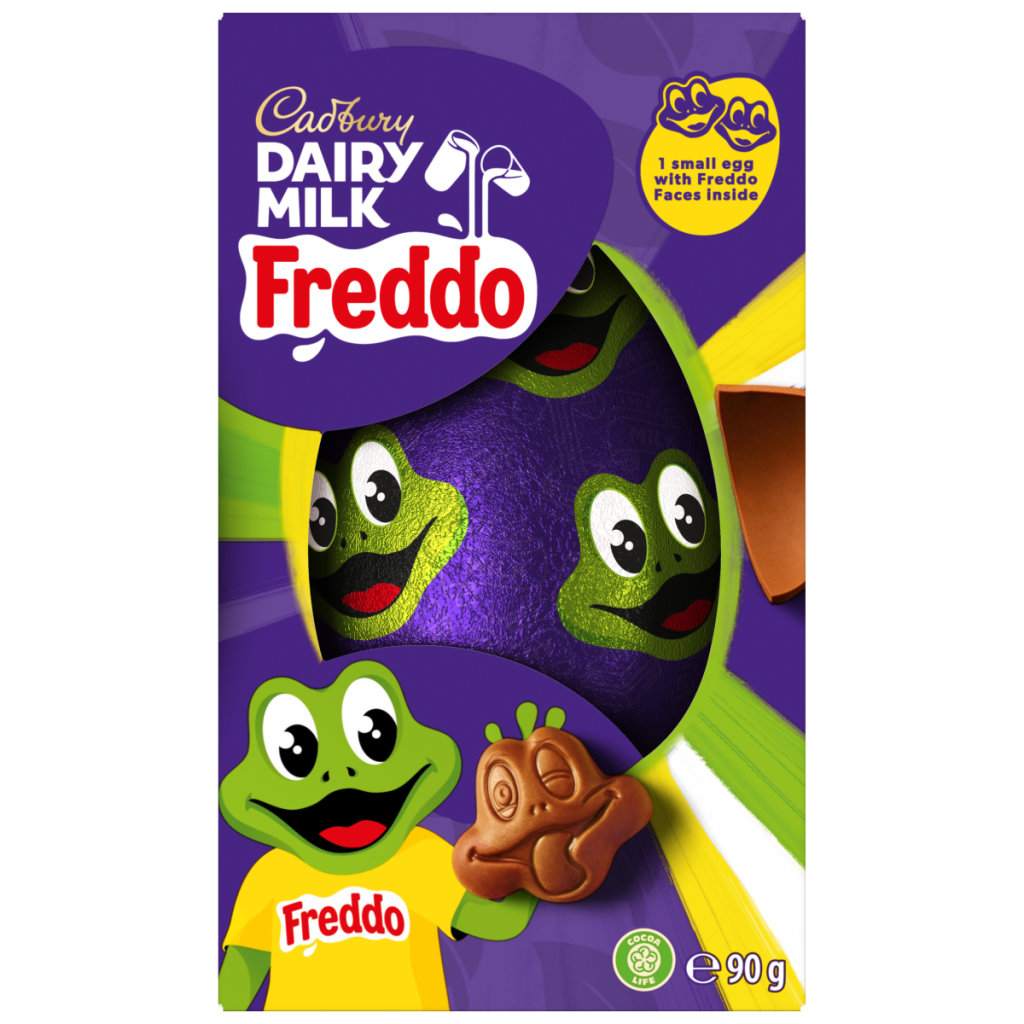 Cadbury Dairy Milk Freddo Faces Easter Egg 80g pack shot