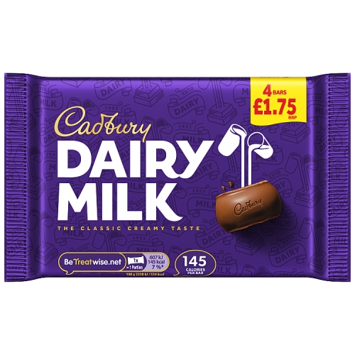 Cadbury Dairy Milk PM £1.75 108.8g pack shot