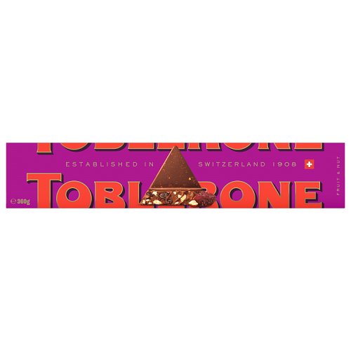 Toblerone Fruit & Nut Bar 360g pack shot