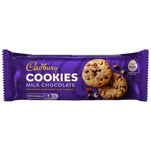 Cadbury Cookies Milk Chocolate 135g pack shot