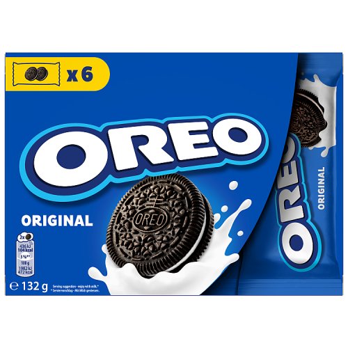 Oreo Original Vanilla Sandwich Biscuits 6pk (6 x 19g) pack shot