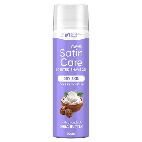 Venus Satin Care Shea Butter Dry Skin Shave Prep - 200ml pack shot