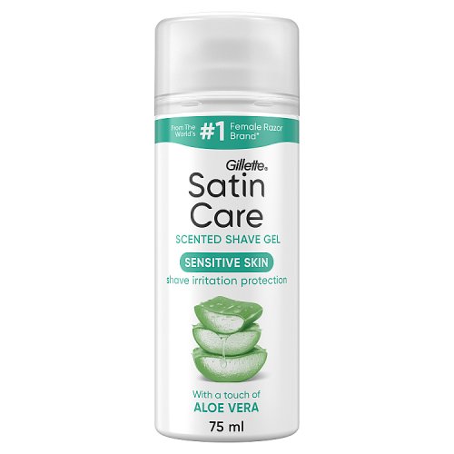 Venus Satin Care Aloe Vera Glide Shave Gel - 75ml pack shot