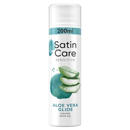 Venus Satin Care Aloe Vera Glide Shave Gel - 200ml pack shot