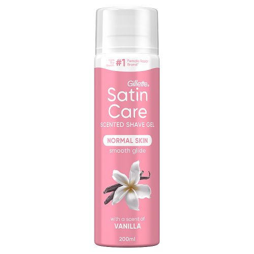 Venus Satin Care Olay Vanilla Cashmere Shave Gel - 200ml pack shot