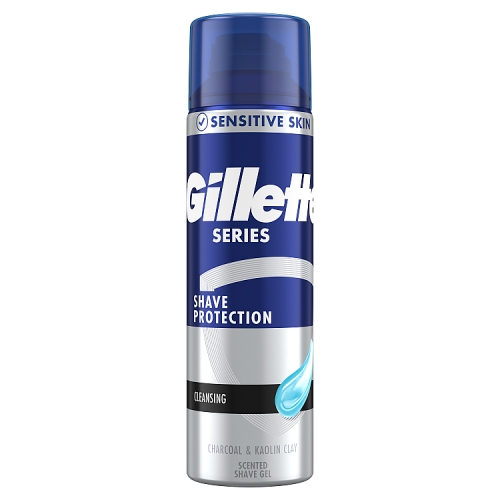 Gillette Series Shaving Gel Cleansing With Charcoal 200ml pack shot