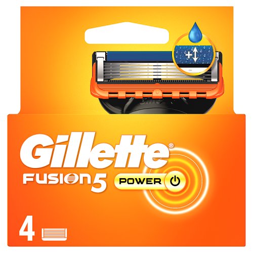 Gillette Fusion Power Blades 4's pack shot