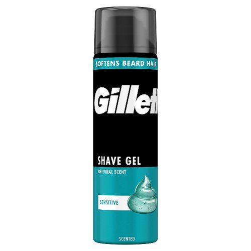 Gillette Shave Gel Sensitive CC pack shot