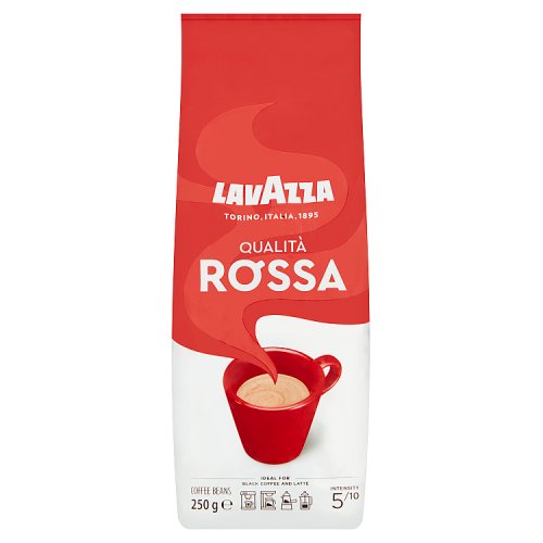 Lavazza Qualita Rossa Beans 250g pack shot