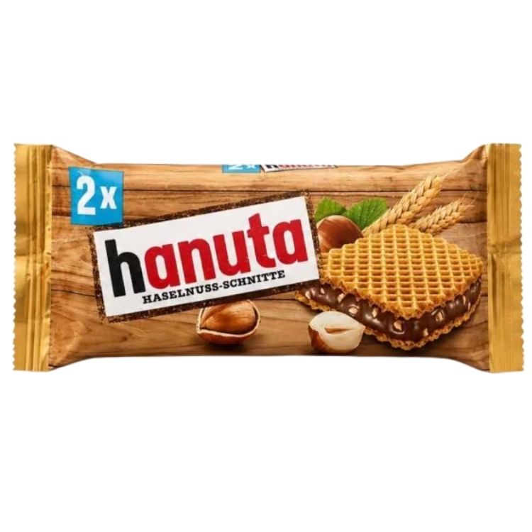 Ferrero Hanuta T2 44g pack shot
