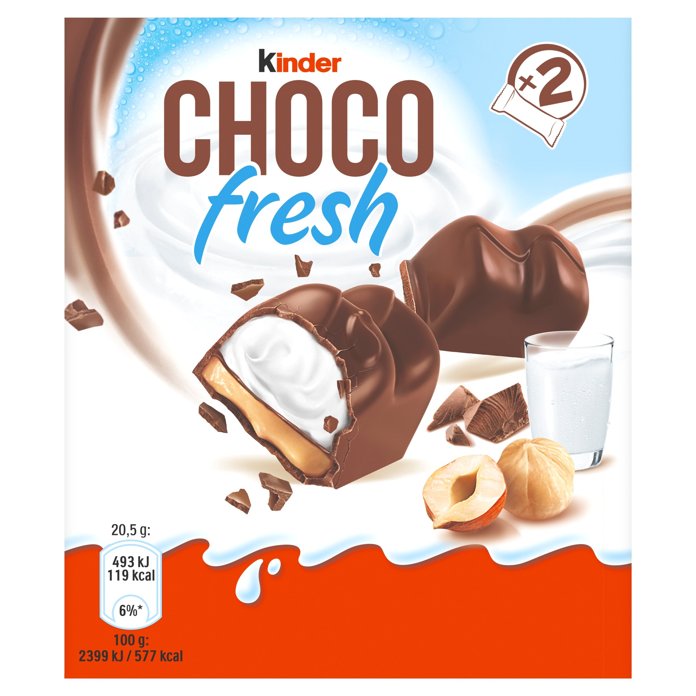 Kinder Chocofresh T2 41g pack shot