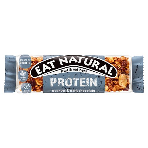 Eat Natural Protein Bar Pack Peanuts & Dark Chocolate 40g pack shot