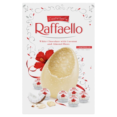 Ferrero Raffaello Spring Easter Egg with 6 Raffaello 235g pack shot