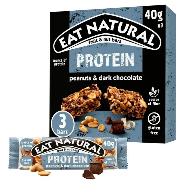 Eat Natural Protein Peanuts & Dark Chocolate T1 40g pack shot