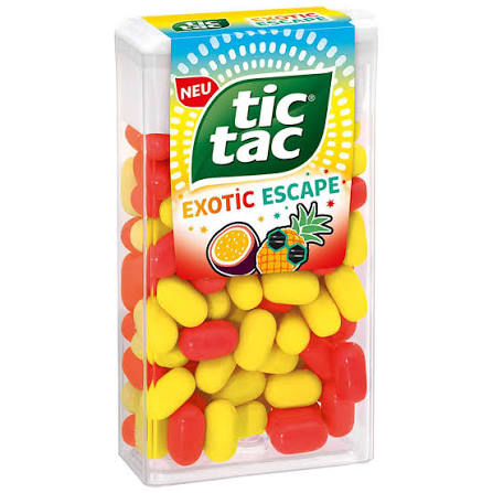 Tic Tac Exotic Escape T110 54g pack shot