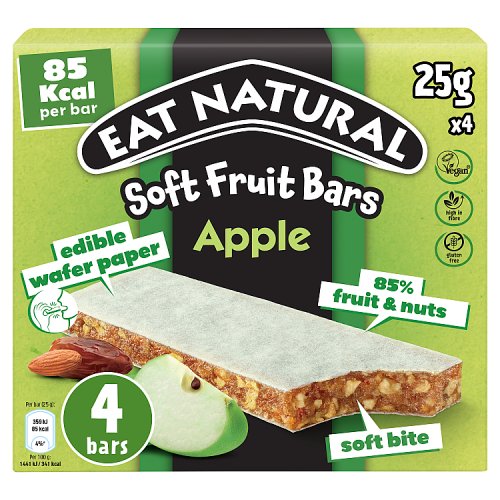 Eat Natural Fruit Bar Apple T4 100g pack shot