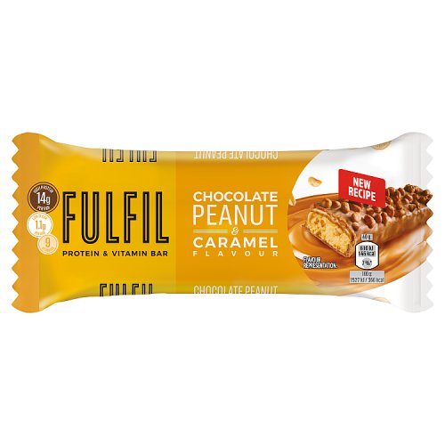Fulfil Chocolate Peanut & Caramel T1 40g pack shot
