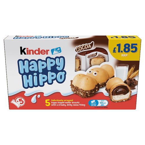Kinder Happy Hippo Cocoa T5 103.5g PMP pack shot