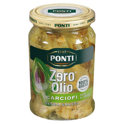 Ponti Zero Artischocken Ohne Oel 300g pack shot