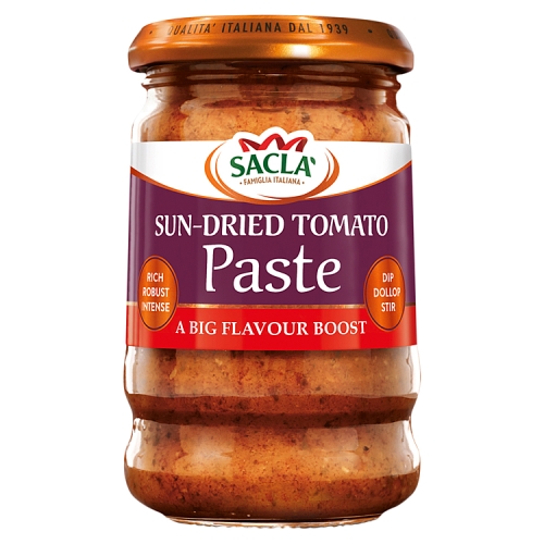 Sacla Sundried Tomato Pas 190g pack shot