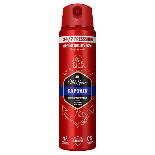 Old Spice Deo Spray 150ml Captain pack shot