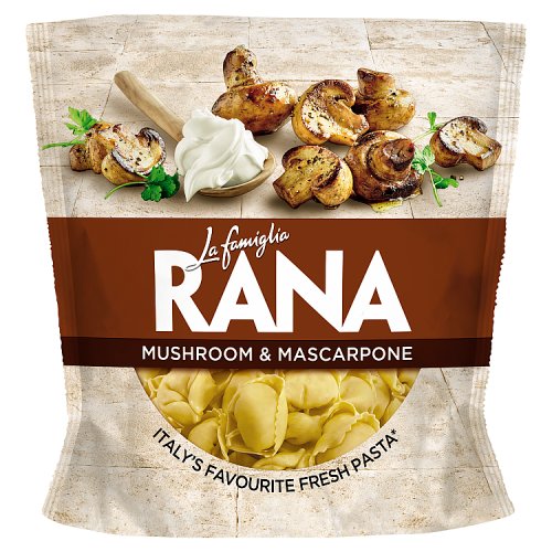 GIOVANNI RANA MUSHROOM & CHEESE TORTELLONI pack shot