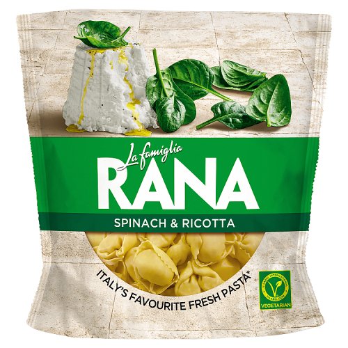 GIOVANNI RANA SPINACH & RICOTTA TORTELLONI pack shot