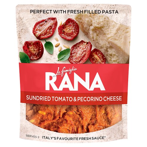 GIOVANNI RANA SUNDRIED TOMATO & PECORINO CHEESE FRESH SAUCE pack shot