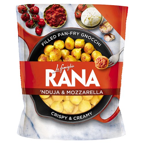 GIOVANNI RANA NDUJA & MOZZARELLA FILLED GNOCCHI pack shot