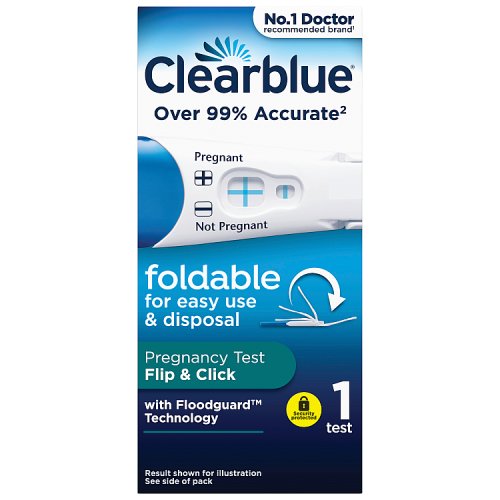 Clearblue Visual Flip Click 1ct pack shot