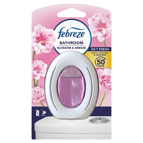 Febreze Bathroom Air Freshener Blossom 1s pack shot