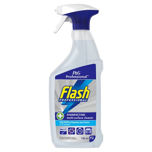 Flash Professional Disinfectant Multi Surface Spray 6x750ml pack shot