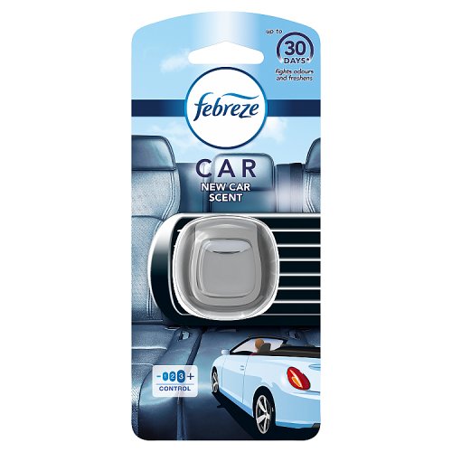 Febreze Car Clip Single New Car Scent pack shot