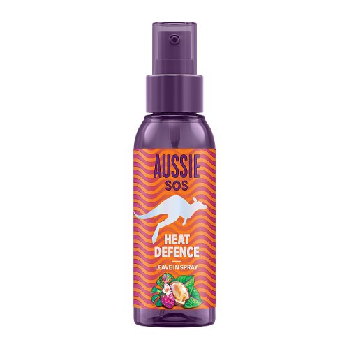 Aussie Leave In Spray SOS Instant Heat Saviour 100ml pack shot