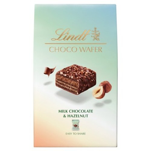 Lindt Choco Wafer Milk Hazelnut Sharing Box 135g pack shot