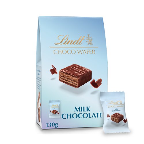 Lindt Choco Wafer Milk Chocolate 130g pack shot