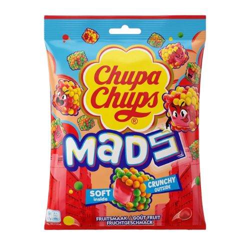 Chupa Chups Mads Fruits 115g pack shot